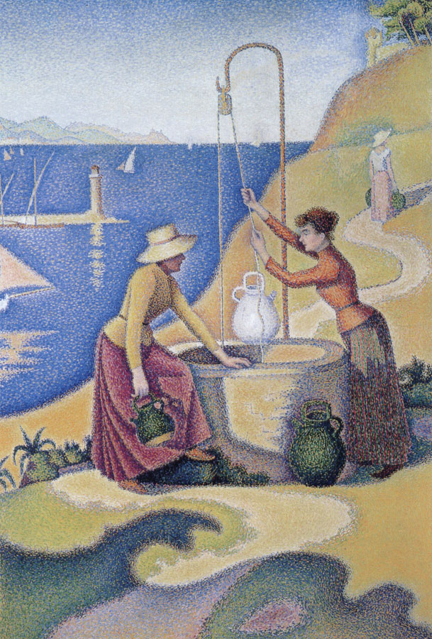 Paul Signac women at the well opus